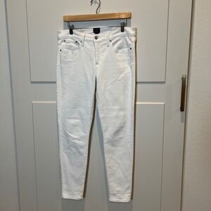 J. Crew 8‎ Mid Rise Skinny Jeans White Women's Size 29 EUC
